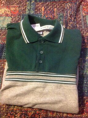 Original Penguin Men's Green & Gray Long Sleeve Sweatshirt - USA X-Large - NWT